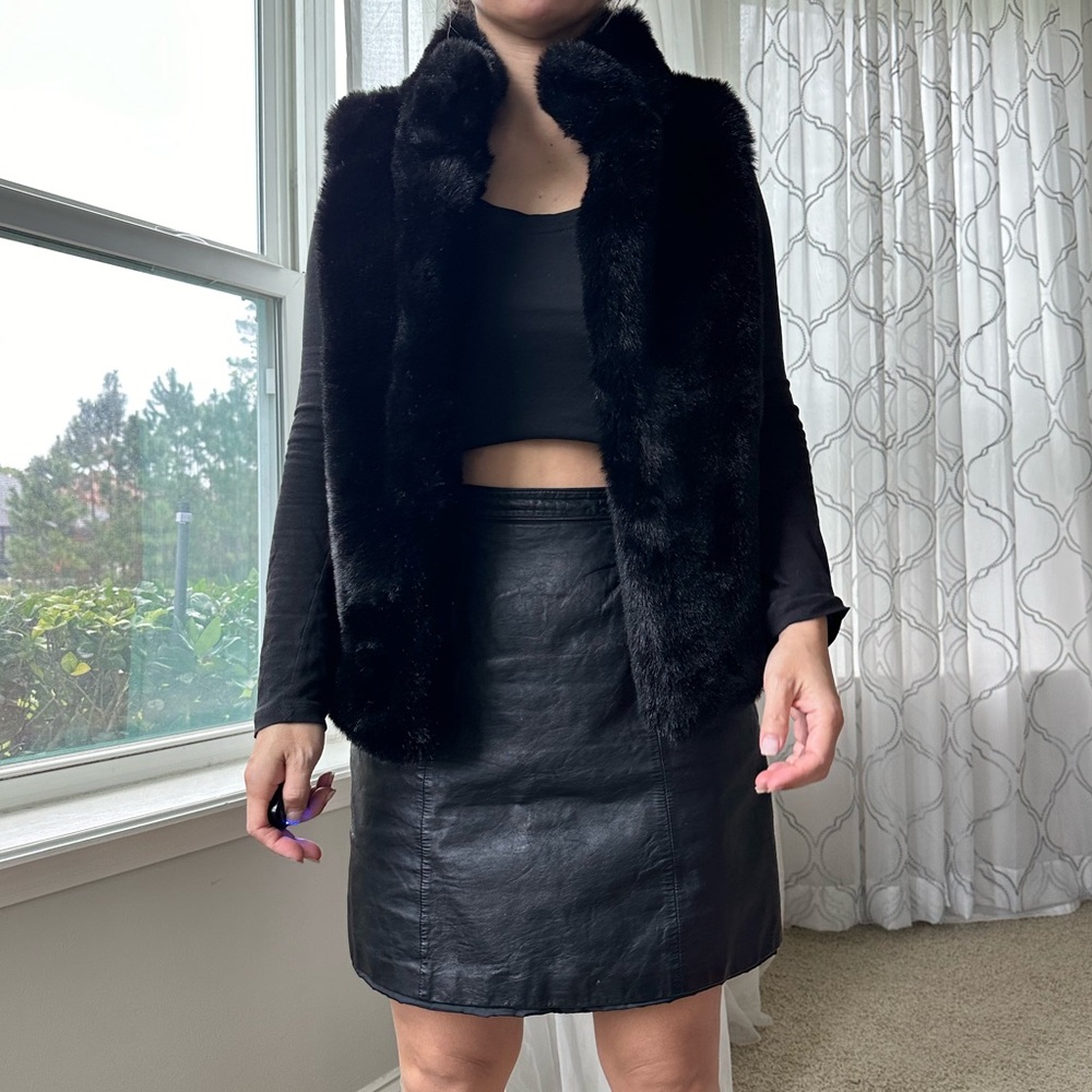 NWT Faux Fur Vest